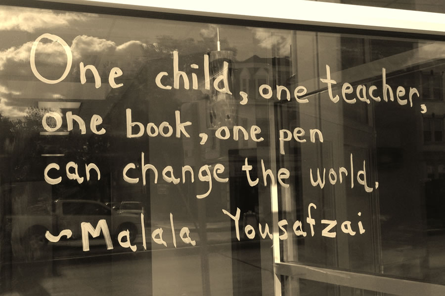 One child, one teacher, one book, one pen, can change the world | Malala Yousafzai