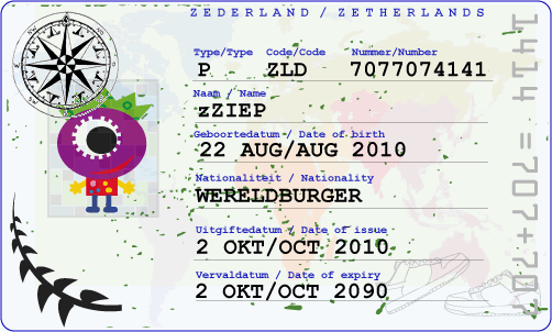 zZiep's paspoort